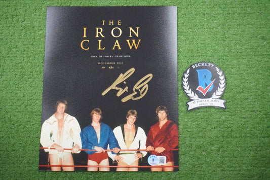 KEVIN VON ERICH SIGNED 8x10 IRON CLAW MOVIE POSTER PHOTO w/Brothers BAS COA