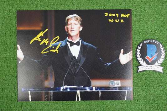 KEVIN VON ERICH SIGNED 8x10 PHOTO w/2009 WWE HOF BAS COA