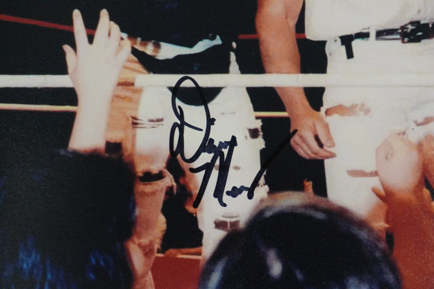 DEVON MICHAELS WWE SIGNED 8x10 PHOTO with the Belt Dallas Card Show DCS COA