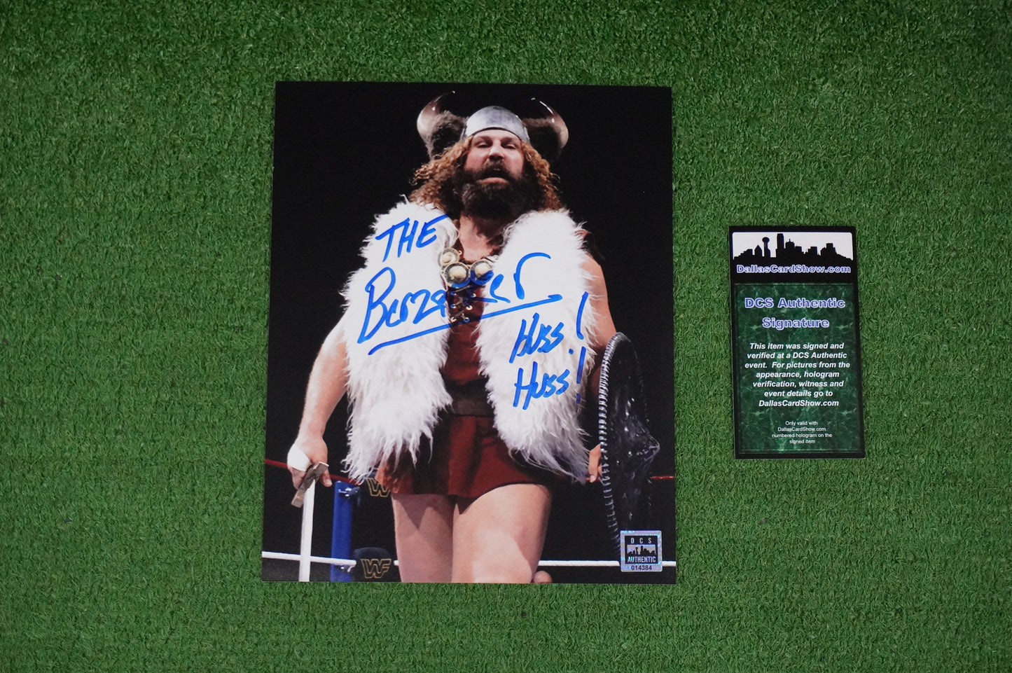 JOHN NORD THE BERZERKER SIGNED 8x10 PHOTO WWE Dallas Card Show DCS COA