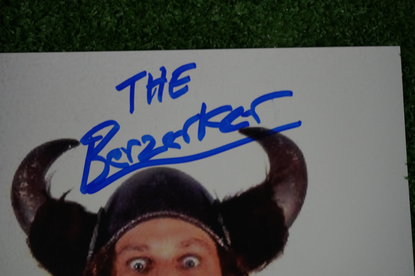 JOHN NORD THE BERZERKER SIGNED 8x10 Sword PHOTO Dallas Card Show DCS COA