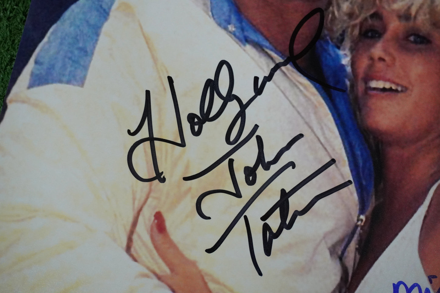 JOHN TATUM & MISSY HYATT SIGNED 8x10 PHOTO Dallas Card Show DCS COA