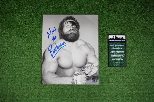 JOHN NORD THE BARBARIAN SIGNED 8x10 PHOTO Dallas Card Show DCS COA