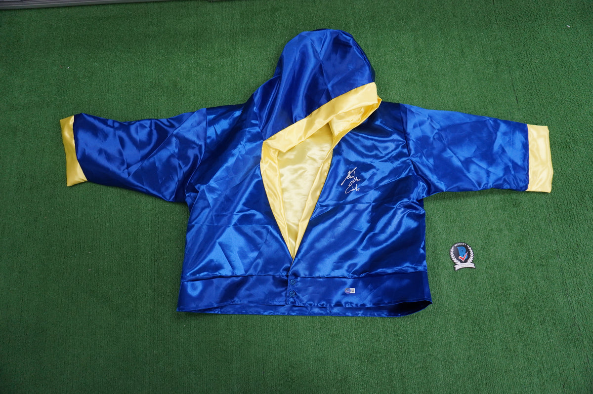 KEVIN VON ERICH SIGNED BLUE RING ROBE BAS COA