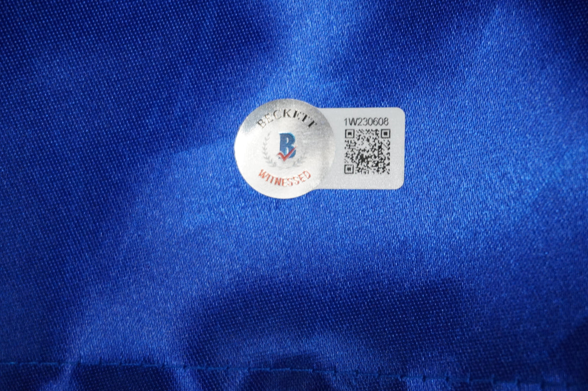 KEVIN VON ERICH SIGNED BLUE RING ROBE BAS COA