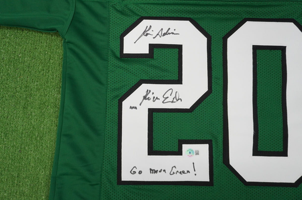KEVIN VON ERICH ADKISSON NORTH TEXAS MEAN GREEN SIGNED JERSEY Size M BAS