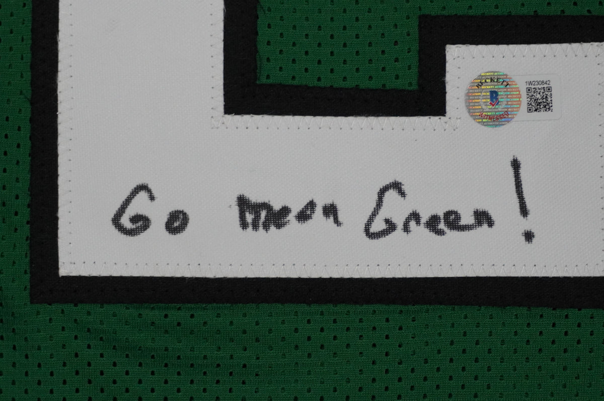 KEVIN VON ERICH ADKISSON NORTH TEXAS MEAN GREEN SIGNED JERSEY Size M BAS