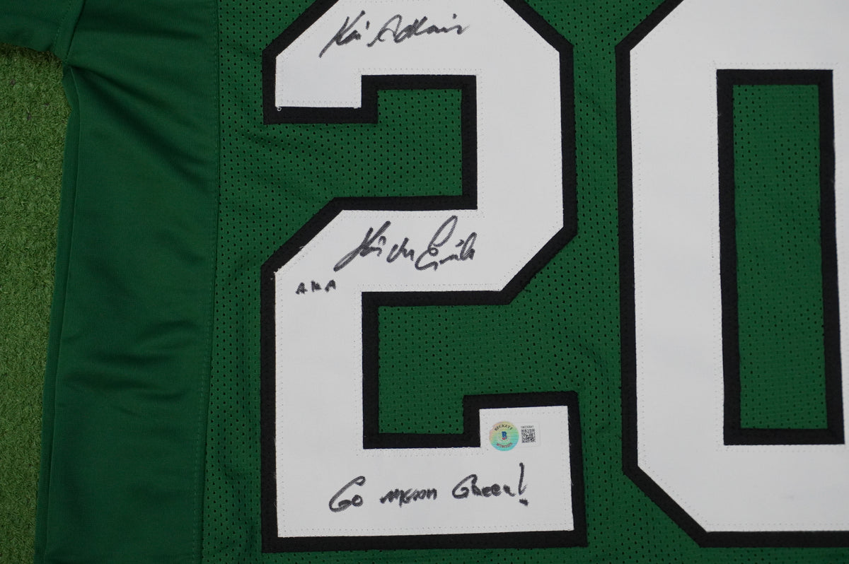 KEVIN VON ERICH ADKISSON NORTH TEXAS MEAN GREEN SIGNED JERSEY Size M BAS