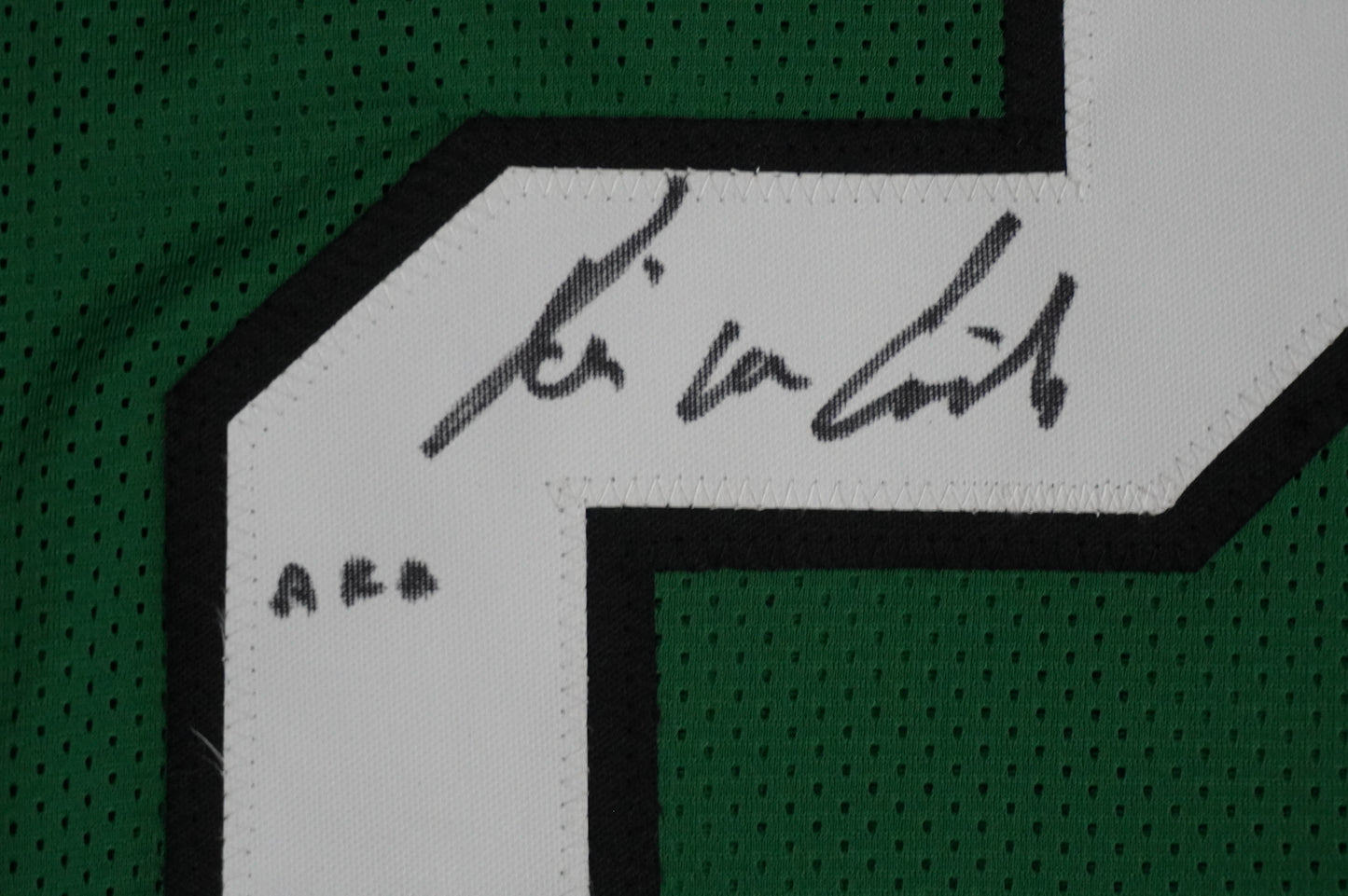 KEVIN VON ERICH ADKISSON NORTH TEXAS MEAN GREEN SIGNED JERSEY Size L BAS