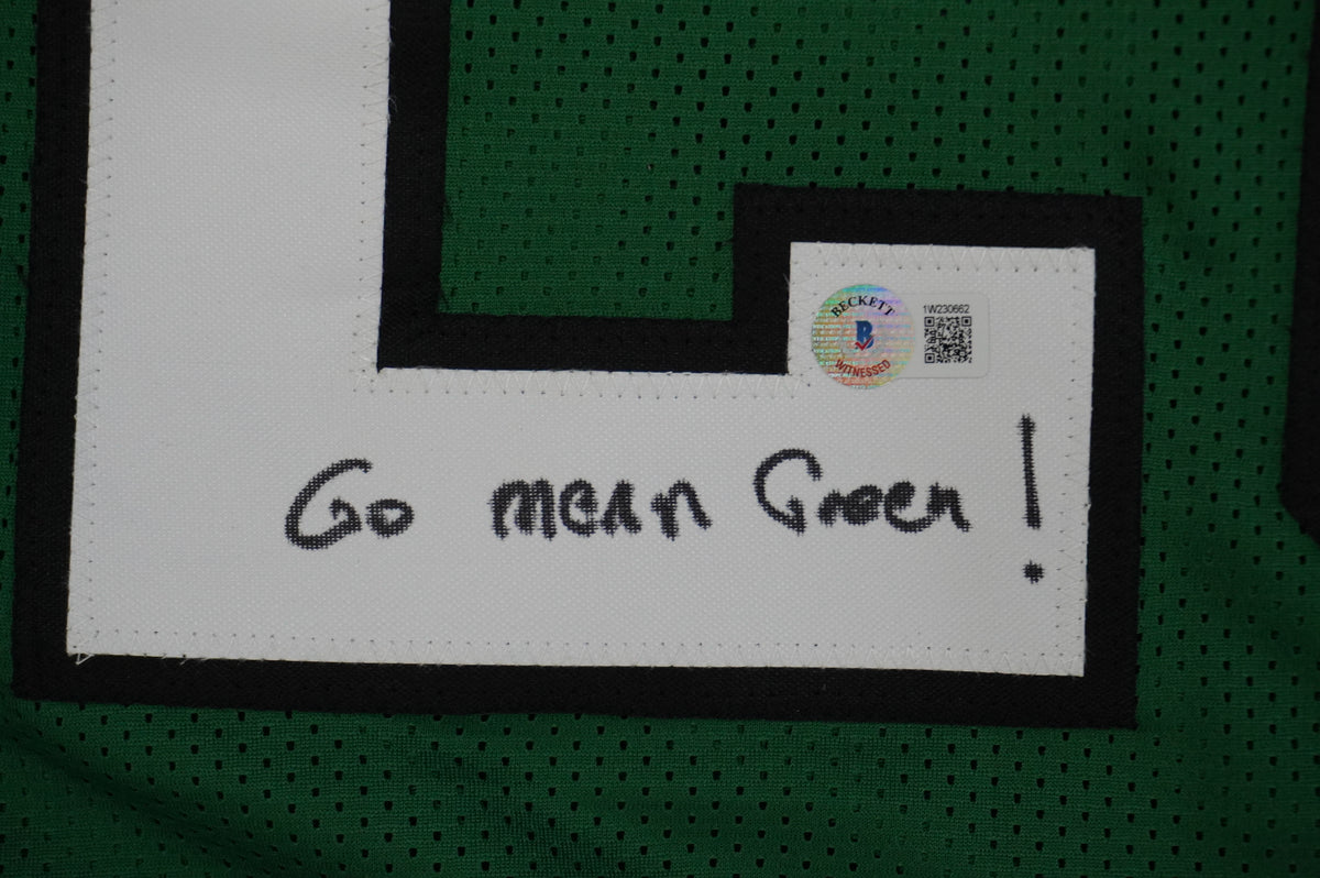KEVIN VON ERICH ADKISSON NORTH TEXAS MEAN GREEN SIGNED JERSEY Size L BAS