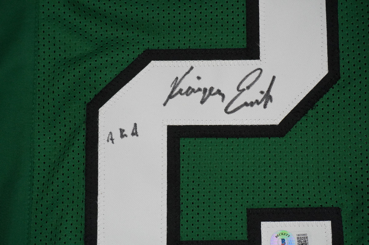 KEVIN VON ERICH ADKISSON NORTH TEXAS MEAN GREEN SIGNED JERSEY Size L BAS