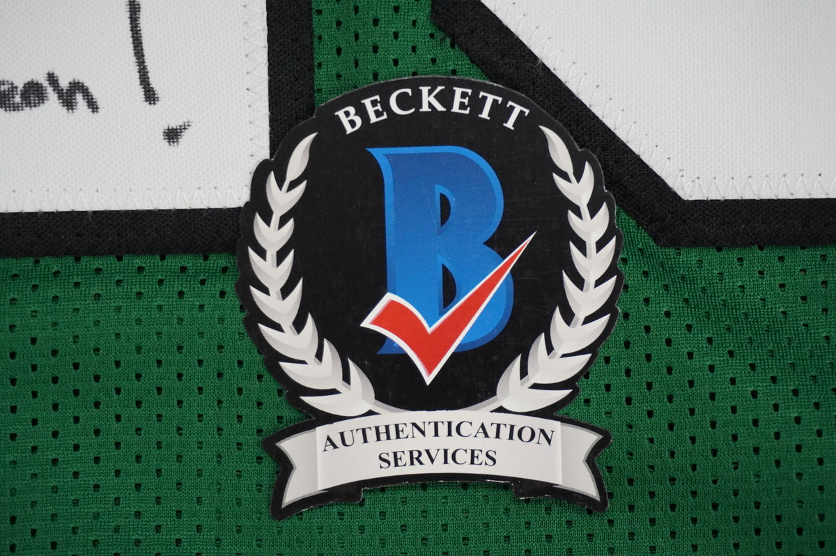 KEVIN VON ERICH ADKISSON NORTH TEXAS MEAN GREEN SIGNED JERSEY Size L BAS