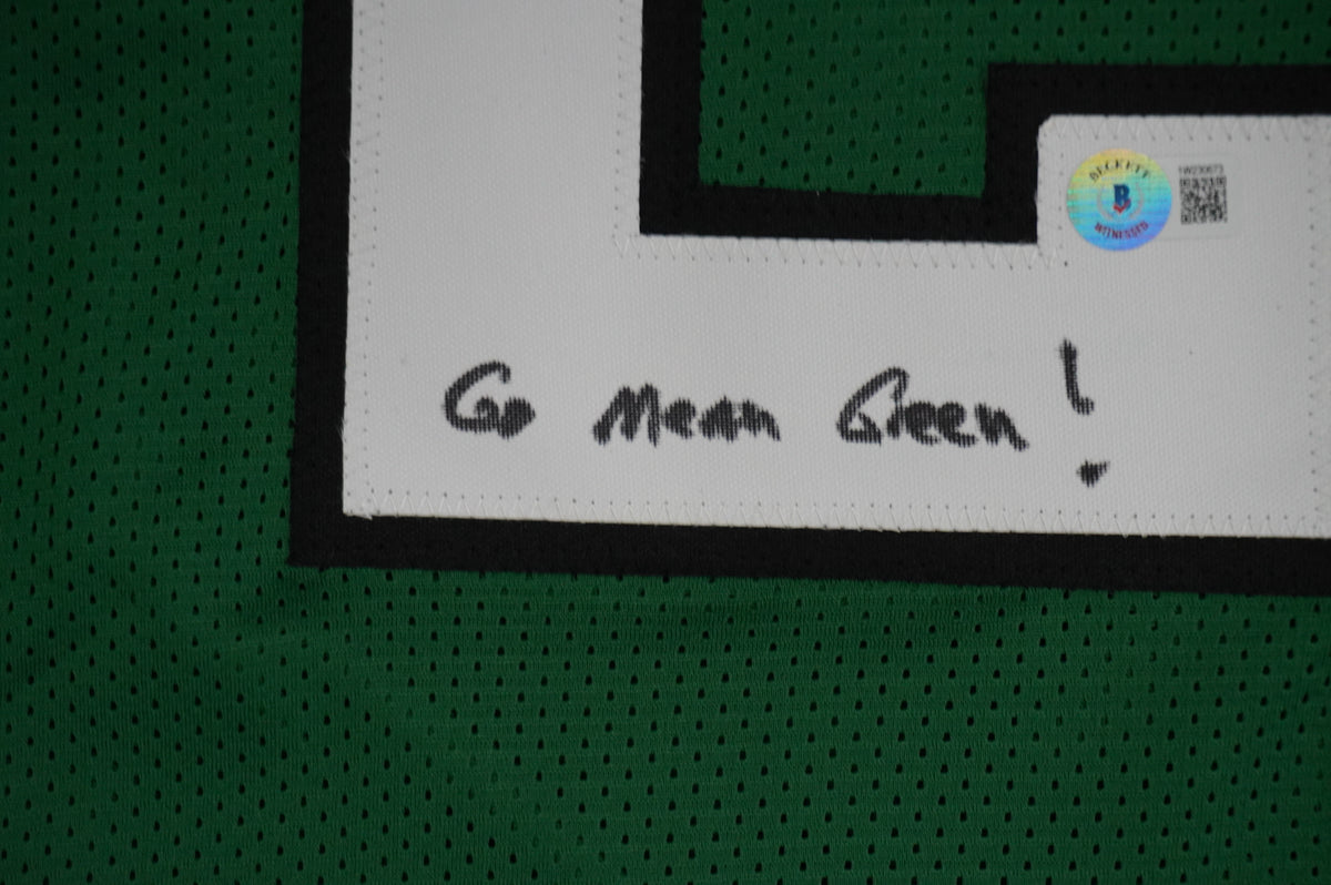 KEVIN VON ERICH ADKISSON NORTH TEXAS MEAN GREEN SIGNED JERSEY Size L BAS