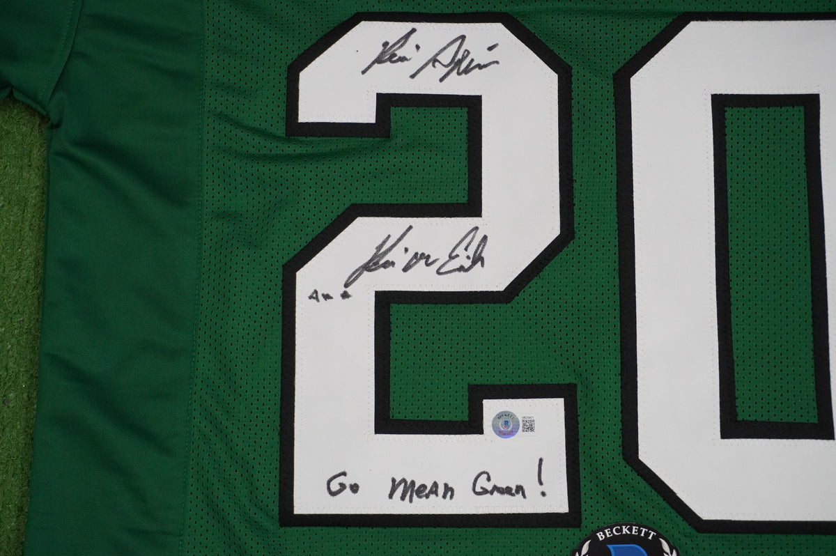 KEVIN VON ERICH ADKISSON NORTH TEXAS MEAN GREEN SIGNED JERSEY Size XL BAS
