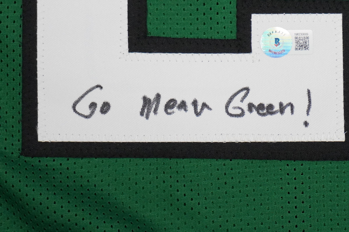 KEVIN VON ERICH ADKISSON NORTH TEXAS MEAN GREEN SIGNED JERSEY Size XL BAS