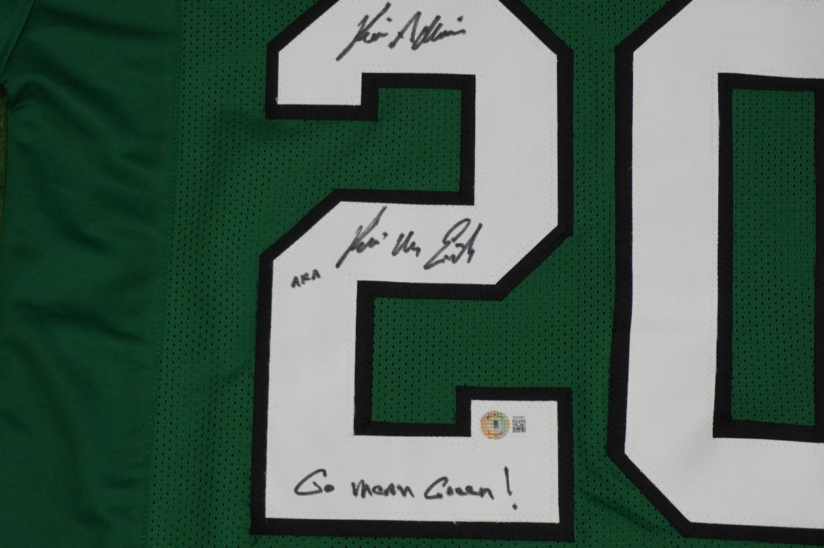 KEVIN VON ERICH ADKISSON NORTH TEXAS MEAN GREEN SIGNED JERSEY Size XL BAS