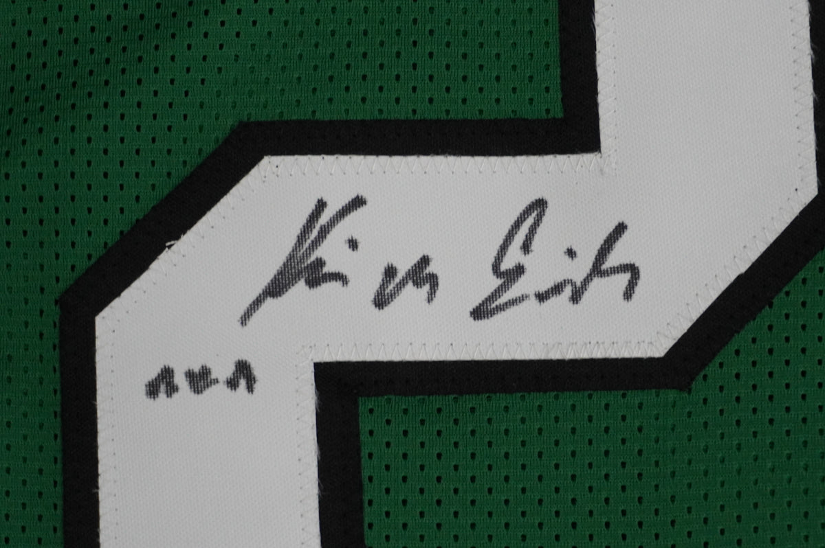 KEVIN VON ERICH ADKISSON NORTH TEXAS MEAN GREEN SIGNED JERSEY Size 2XL BAS