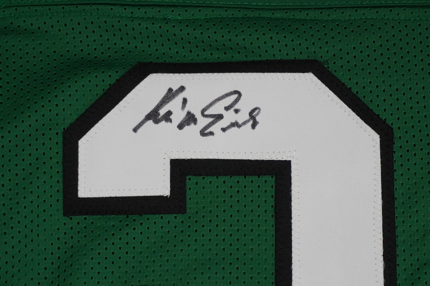 KEVIN VON ERICH ADKISSON NORTH TEXAS MEAN GREEN SIGNED JERSEY Size 3XL BAS