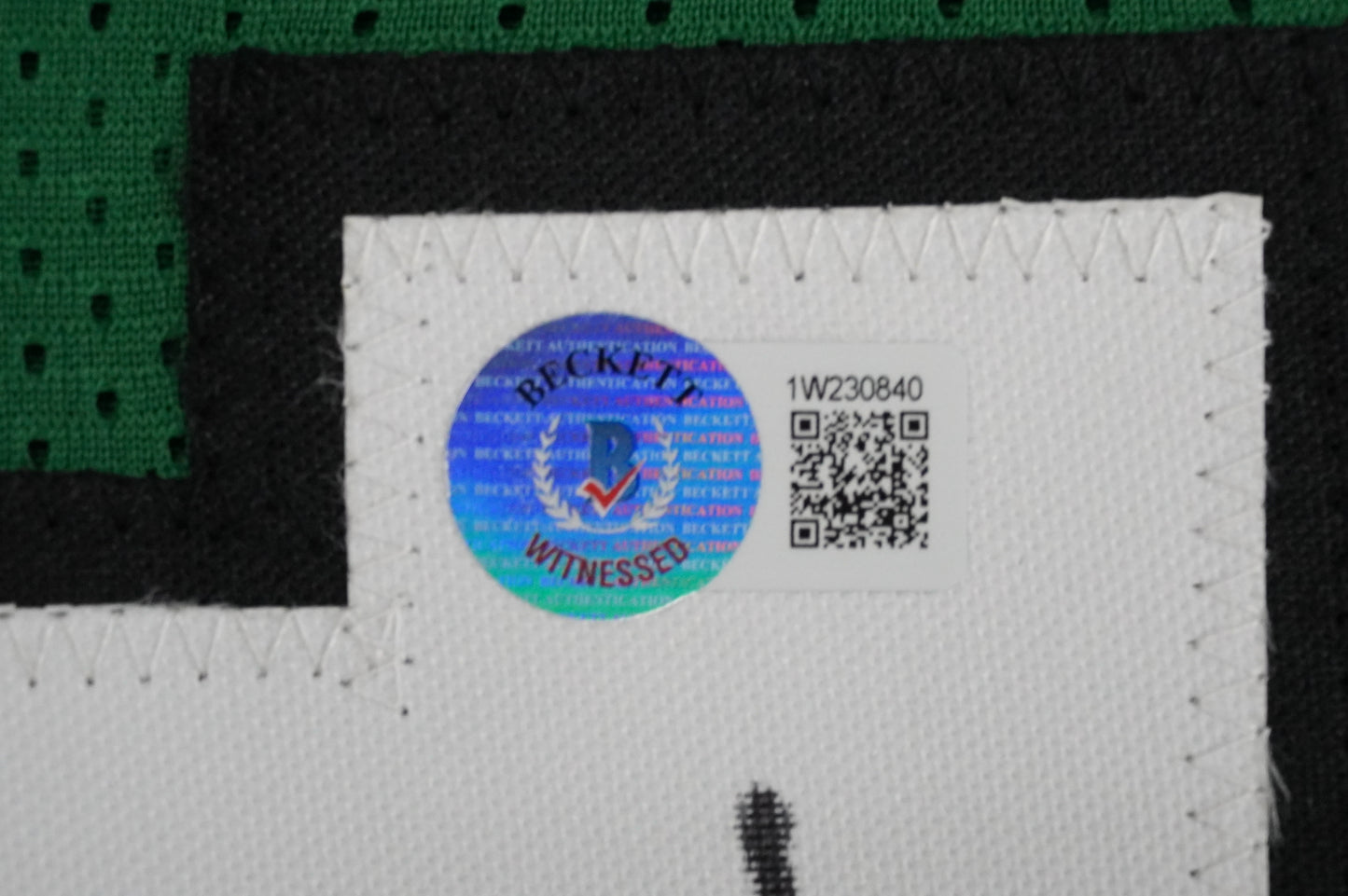 KEVIN VON ERICH ADKISSON NORTH TEXAS MEAN GREEN SIGNED JERSEY Size 3XL BAS