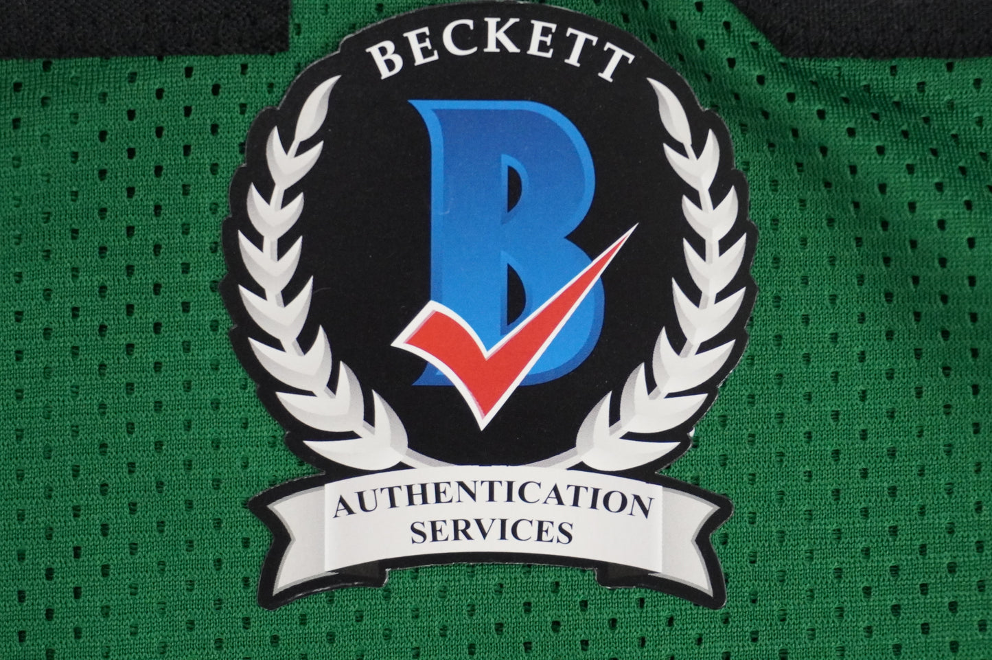 KEVIN VON ERICH ADKISSON NORTH TEXAS MEAN GREEN SIGNED JERSEY Size 3XL BAS