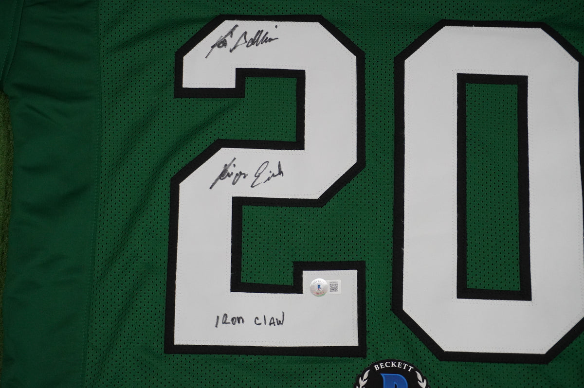 KEVIN VON ERICH ADKISSON NORTH TEXAS MEAN GREEN SIGNED JERSEY Size 3XL BAS