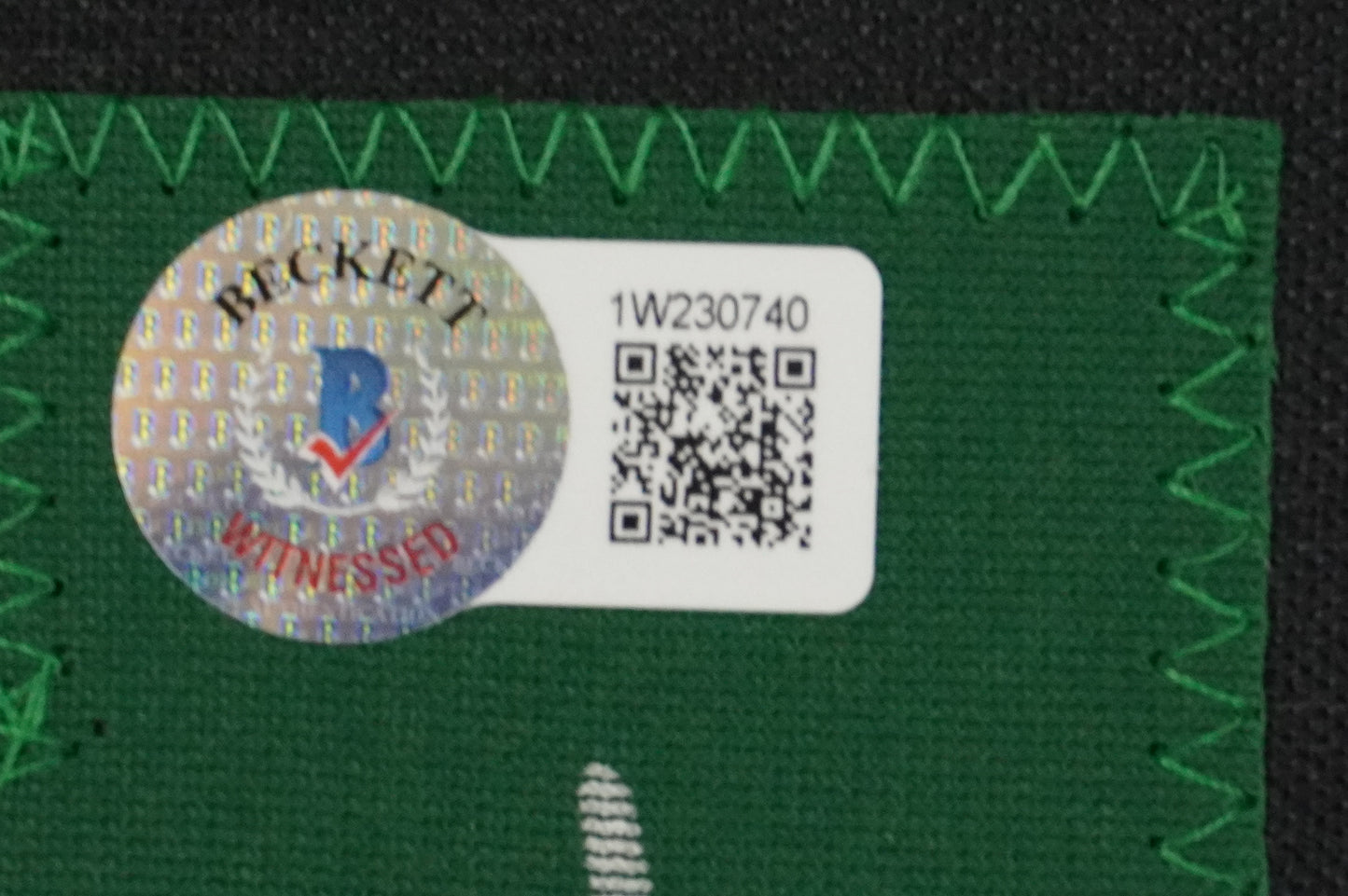 KEVIN VON ERICH ADKISSON NORTH TEXAS MEAN GREEN SIGNED White JERSEY Size M BAS