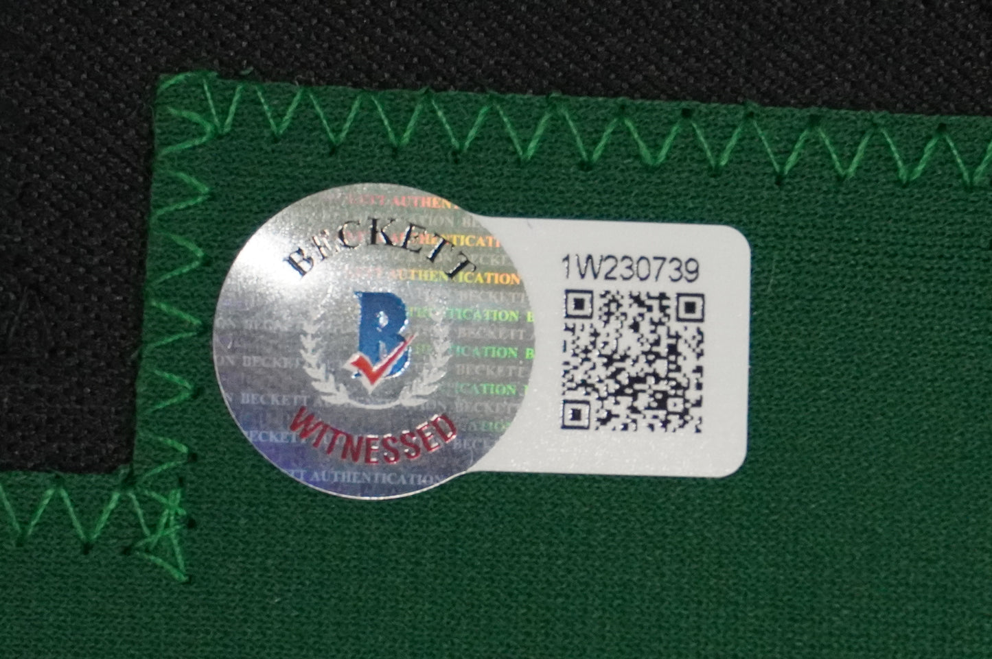 KEVIN VON ERICH ADKISSON NORTH TEXAS MEAN GREEN SIGNED White JERSEY Size L BAS