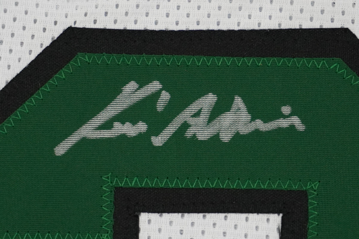 KEVIN VON ERICH ADKISSON NORTH TEXAS MEAN GREEN SIGNED White JERSEY Size L BAS