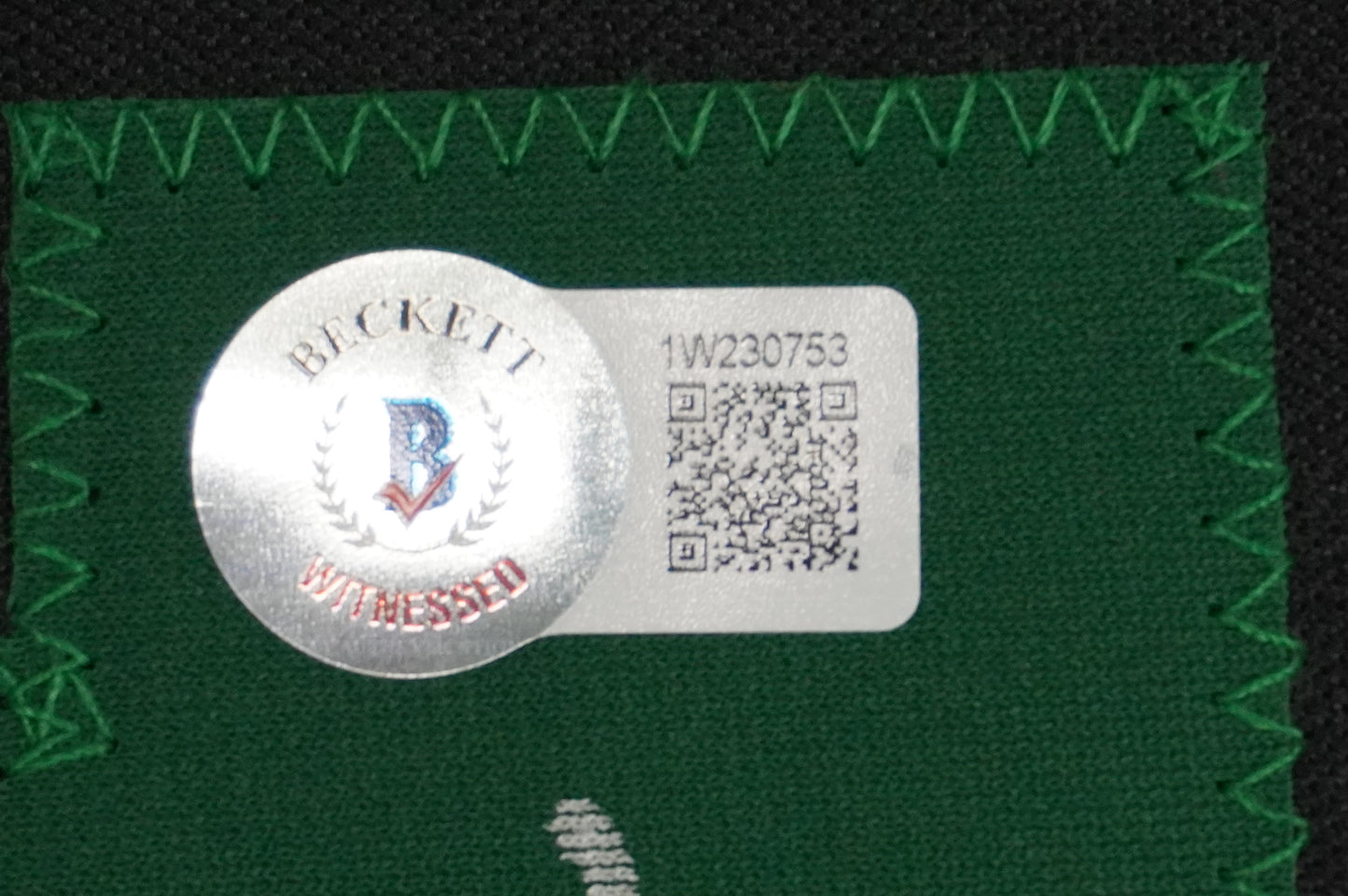 KEVIN VON ERICH ADKISSON NORTH TEXAS MEAN GREEN SIGNED White JERSEY Size XL BAS