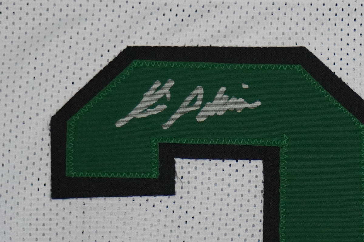 KEVIN VON ERICH ADKISSON NORTH TEXAS MEAN GREEN SIGNED White JERSEY Size XL BAS