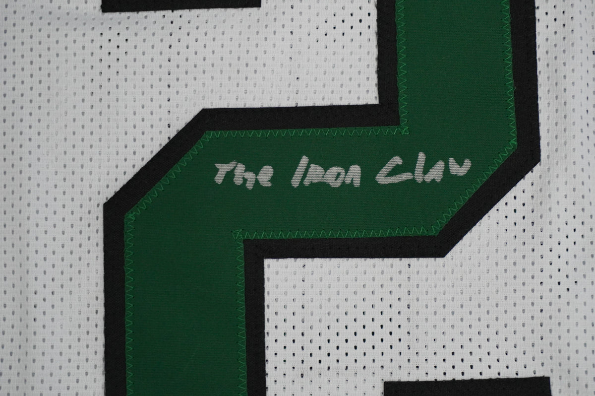 KEVIN VON ERICH ADKISSON NORTH TEXAS MEAN GREEN SIGNED White JERSEY Size XL BAS