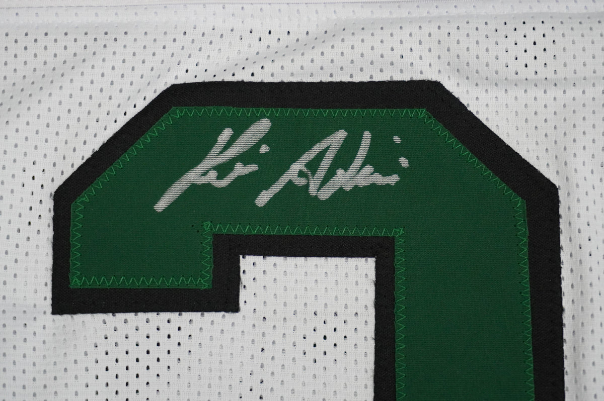 KEVIN VON ERICH ADKISSON NORTH TEXAS MEAN GREEN SIGNED White JERSEY Size XL BAS