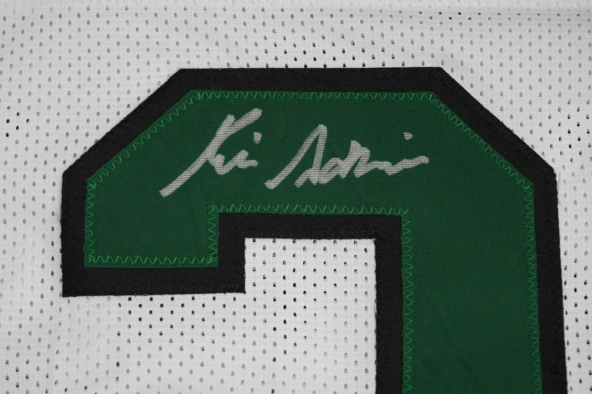 KEVIN VON ERICH ADKISSON NORTH TEXAS MEAN GREEN SIGNED White JERSEY Size 2XL BAS