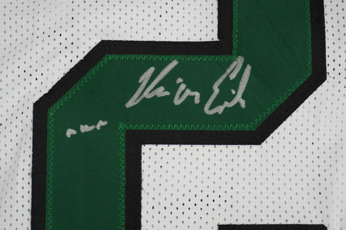 KEVIN VON ERICH ADKISSON NORTH TEXAS MEAN GREEN SIGNED White JERSEY Size 2XL BAS