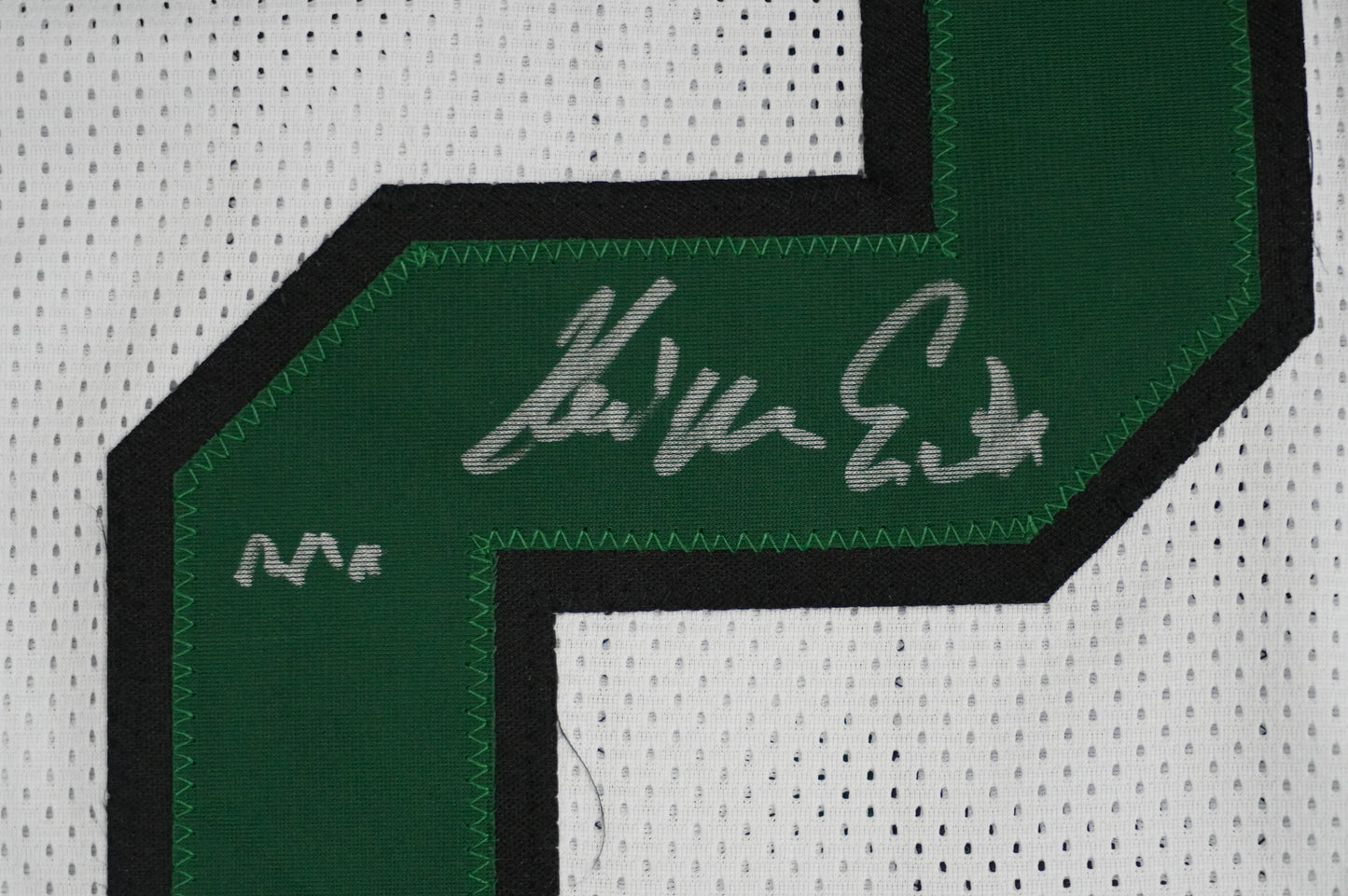 KEVIN VON ERICH ADKISSON NORTH TEXAS MEAN GREEN SIGNED JERSEY Size 2XL BAS