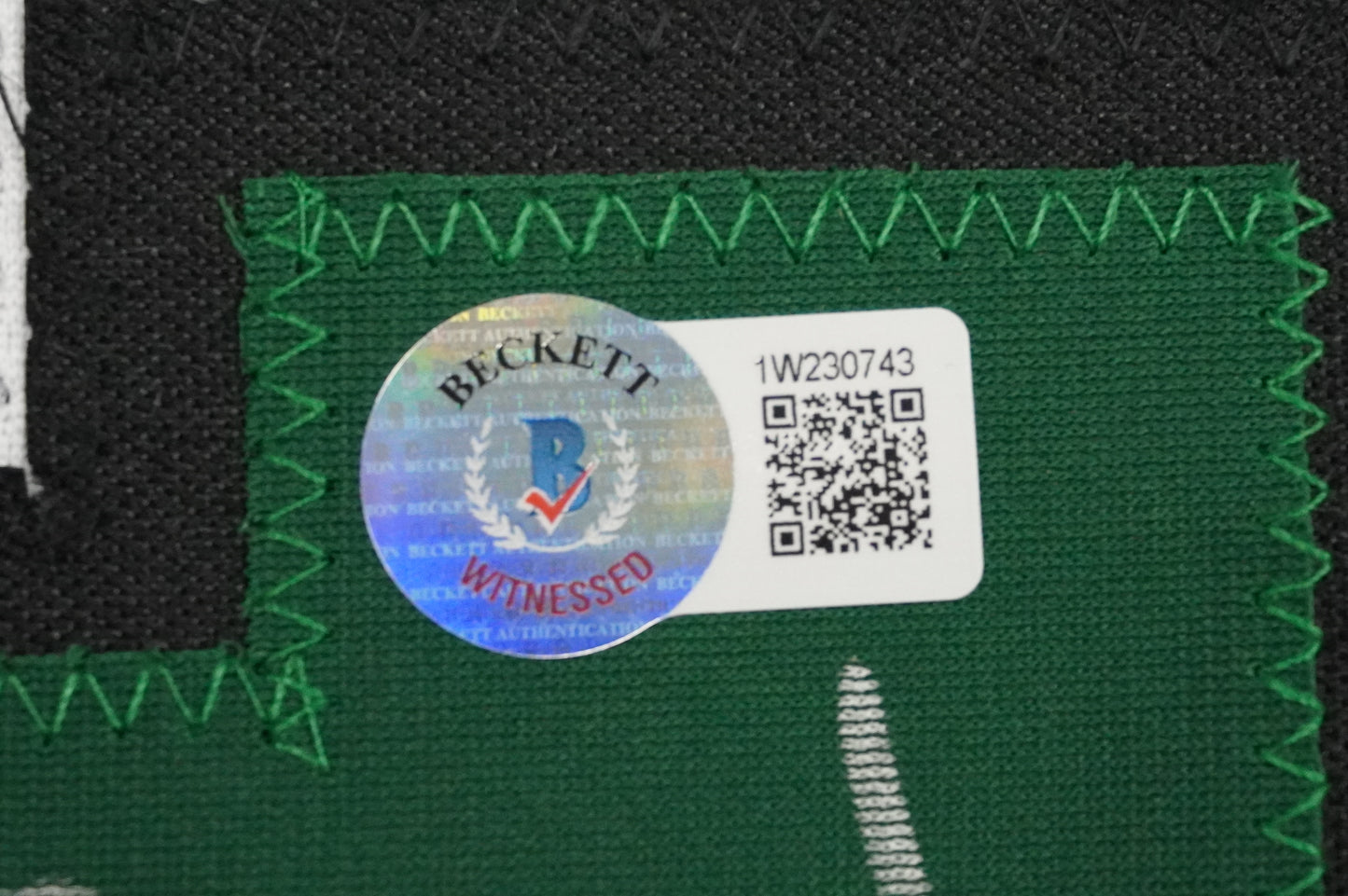 KEVIN VON ERICH ADKISSON NORTH TEXAS MEAN GREEN SIGNED JERSEY Size 2XL BAS