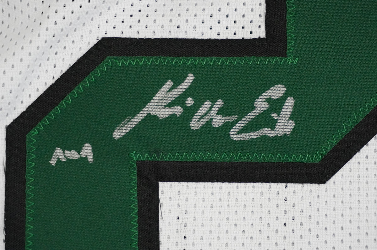 KEVIN VON ERICH ADKISSON NORTH TEXAS MEAN GREEN SIGNED White JERSEY Size 2XL BAS