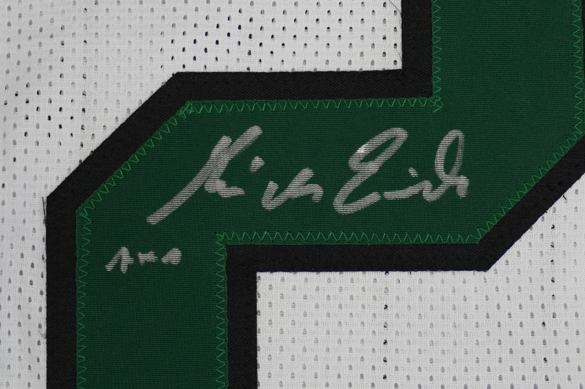KEVIN VON ERICH ADKISSON NORTH TEXAS MEAN GREEN SIGNED White JERSEY Size 2XL BAS