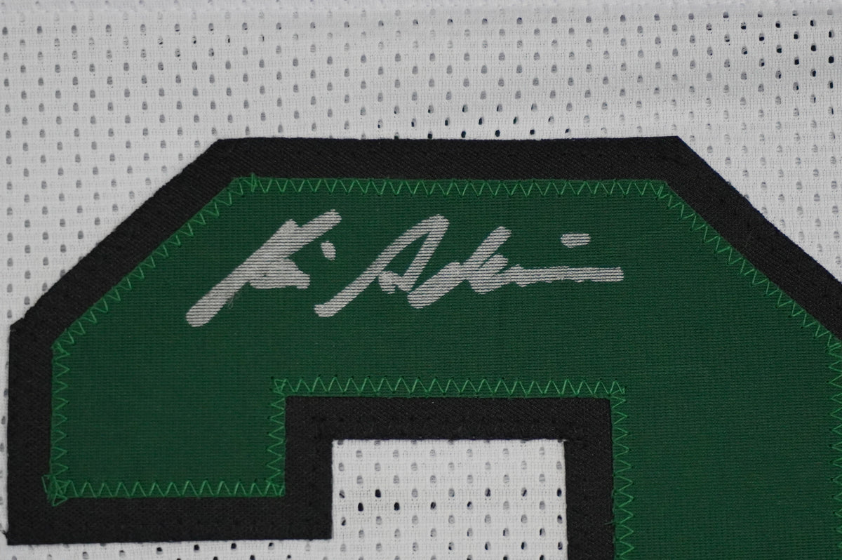 KEVIN VON ERICH ADKISSON NORTH TEXAS MEAN GREEN SIGNED White JERSEY Size 2XL BAS