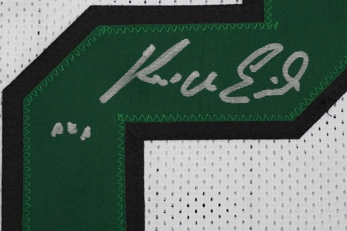 KEVIN VON ERICH ADKISSON NORTH TEXAS MEAN GREEN SIGNED White JERSEY Size 2XL BAS