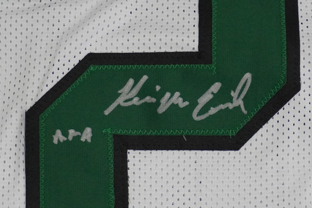 KEVIN VON ERICH ADKISSON NORTH TEXAS MEAN GREEN SIGNED White JERSEY Size 3XL BAS