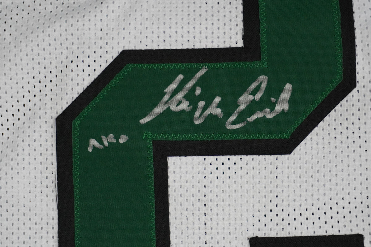 KEVIN VON ERICH ADKISSON NORTH TEXAS MEAN GREEN SIGNED White JERSEY Size 3XL BAS