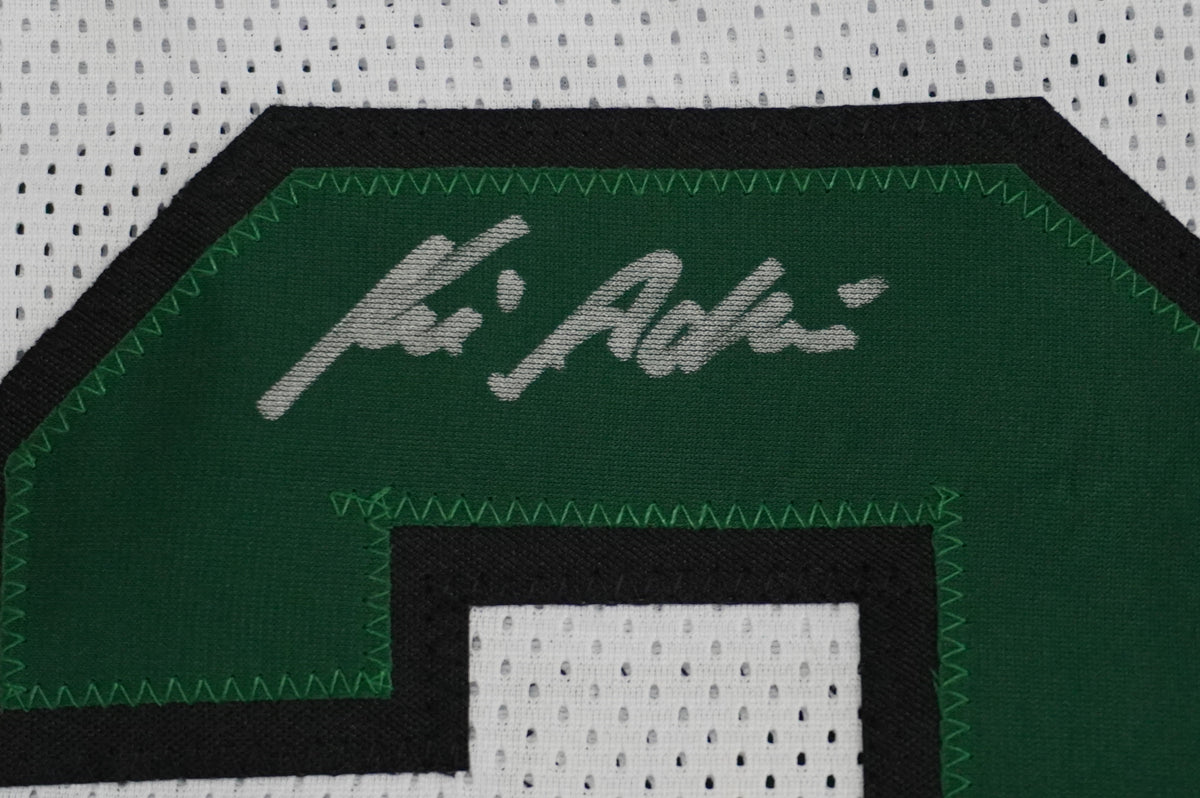 KEVIN VON ERICH ADKISSON NORTH TEXAS MEAN GREEN SIGNED White JERSEY Size 3XL BAS