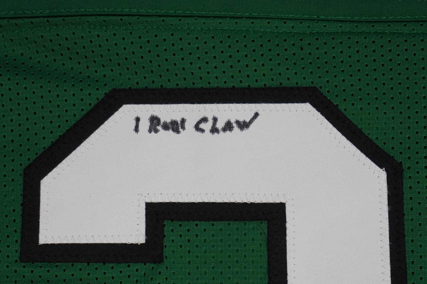 KEVIN VON ERICH ADKISSON NORTH TEXAS MEAN GREEN SIGNED JERSEY Size 3XL BAS