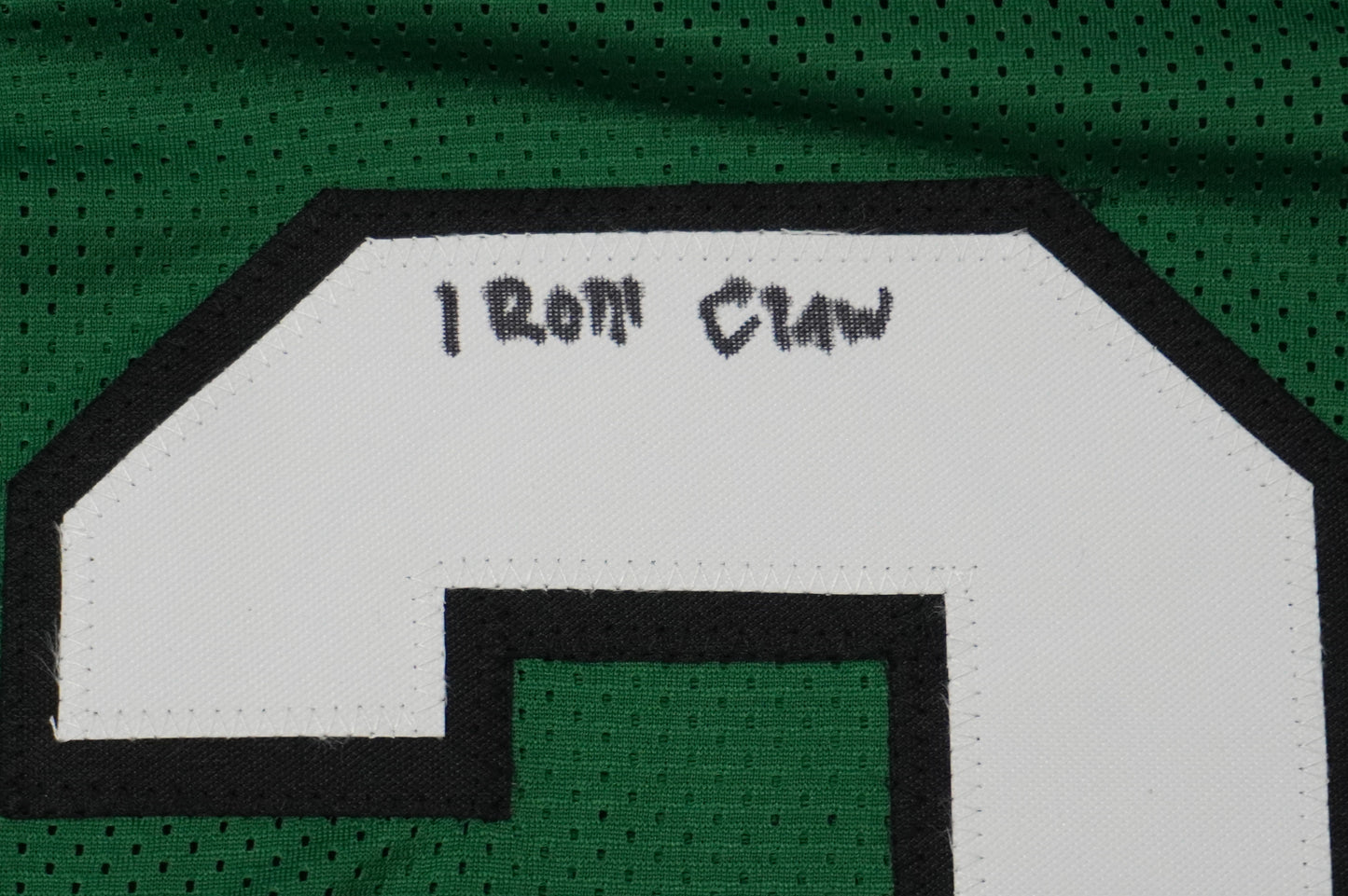 KEVIN VON ERICH ADKISSON NORTH TEXAS MEAN GREEN SIGNED JERSEY Size 2XL BAS