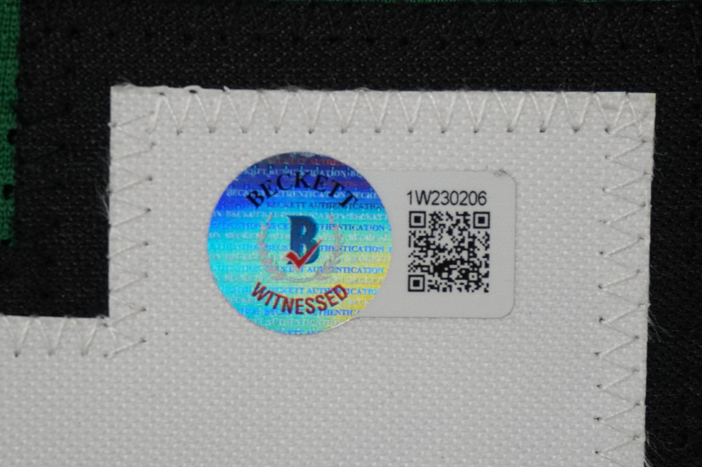 KEVIN VON ERICH ADKISSON NORTH TEXAS MEAN GREEN SIGNED JERSEY Size 2XL BAS