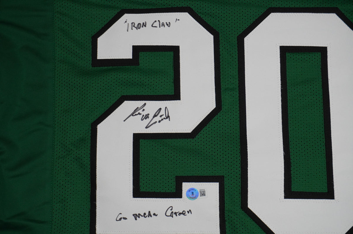 KEVIN VON ERICH ADKISSON NORTH TEXAS MEAN GREEN SIGNED JERSEY Size XL BAS