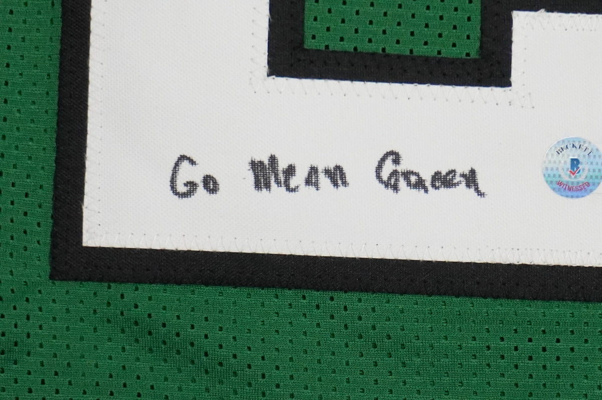 KEVIN VON ERICH ADKISSON NORTH TEXAS MEAN GREEN SIGNED JERSEY Size XL BAS