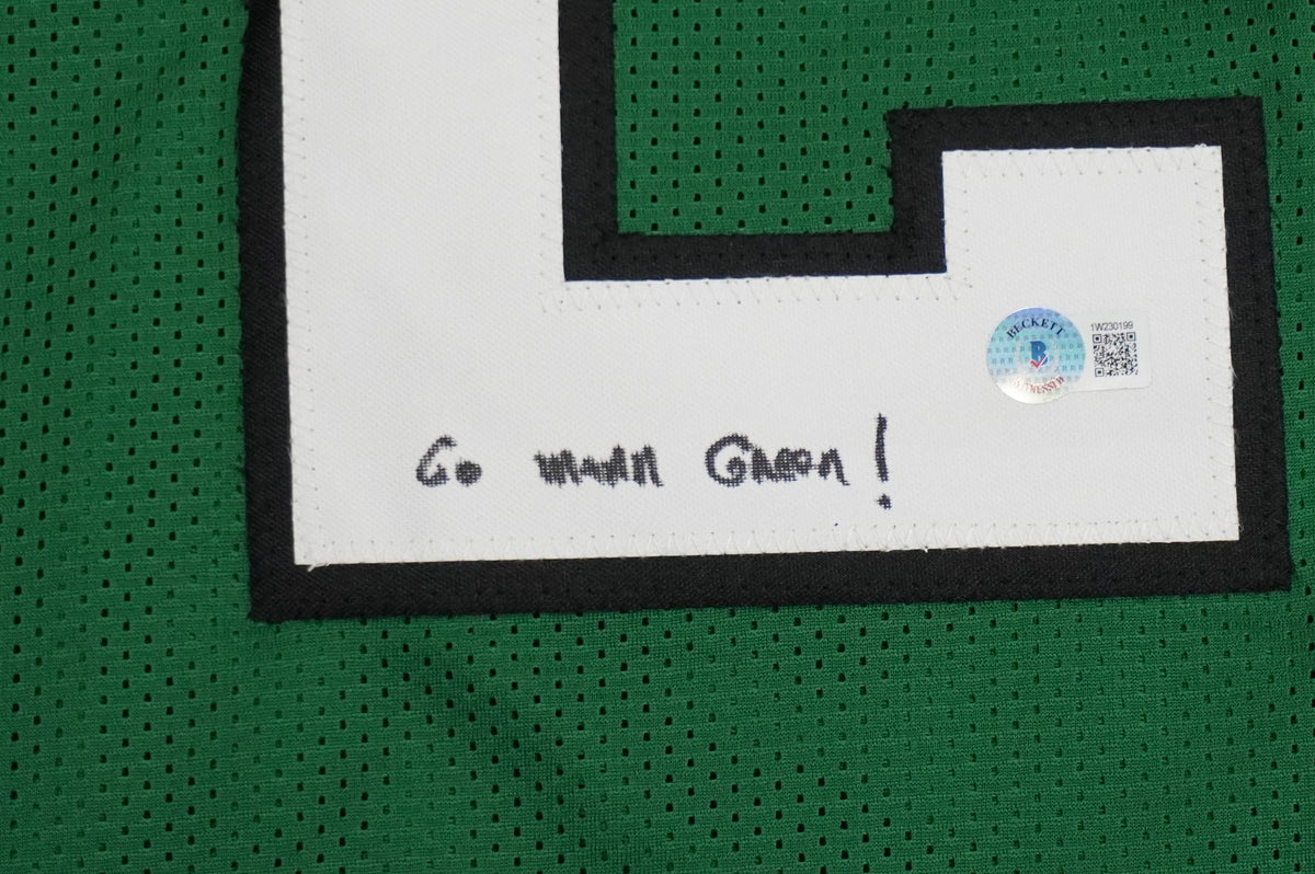 KEVIN VON ERICH ADKISSON NORTH TEXAS MEAN GREEN SIGNED JERSEY Size XL BAS