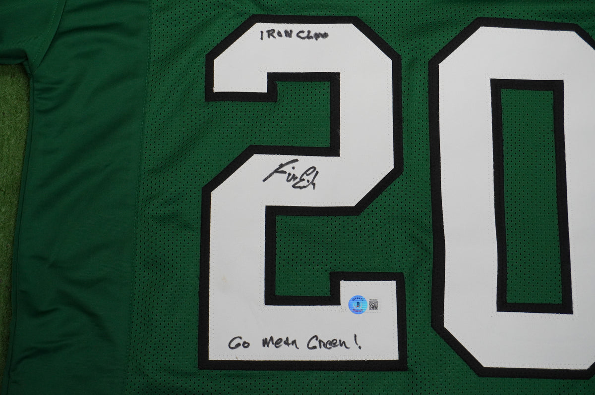 KEVIN VON ERICH ADKISSON NORTH TEXAS MEAN GREEN SIGNED JERSEY Size XL BAS